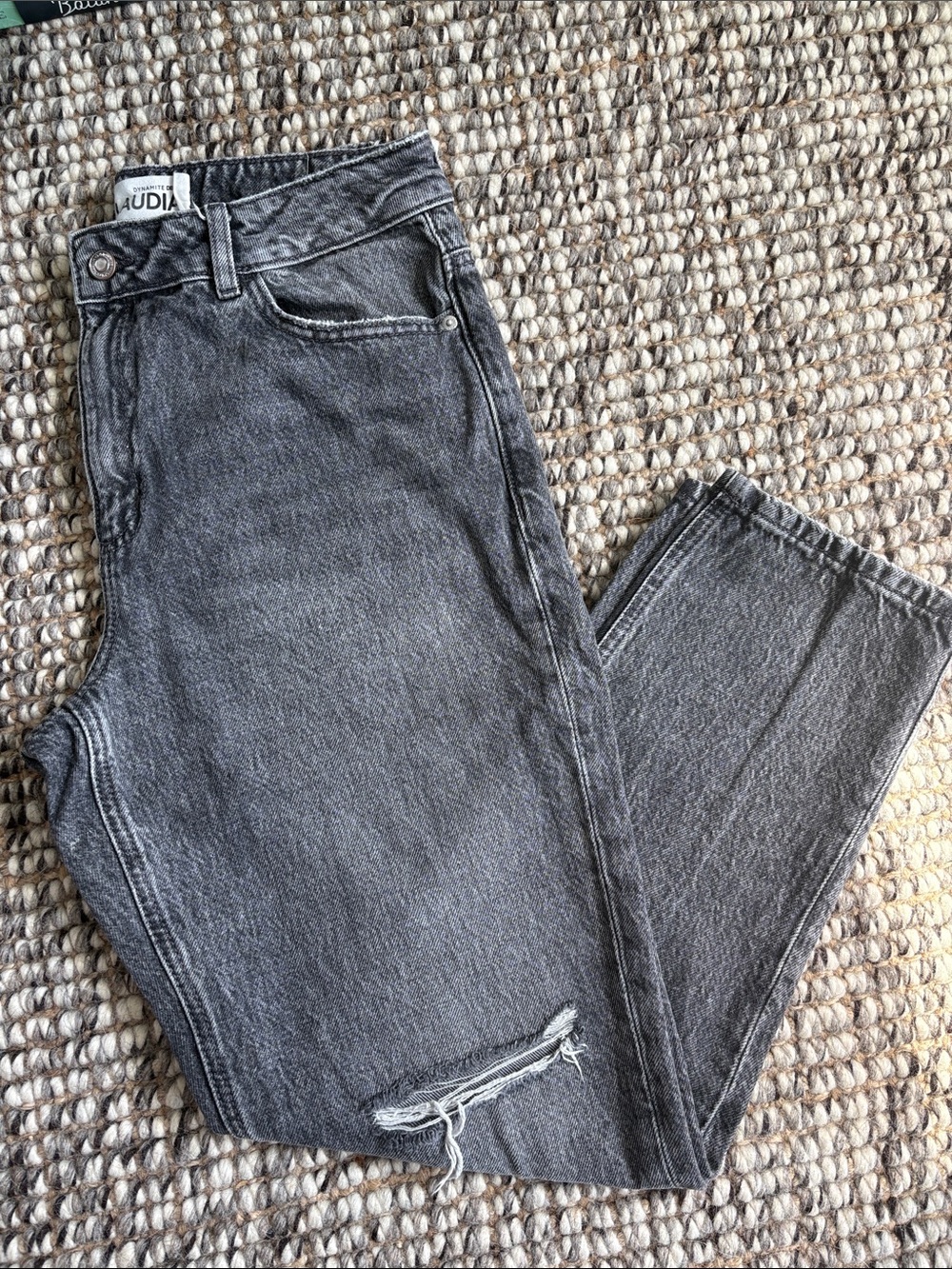 Dynamite * Claudia Charcoal Gray Ankle Crop Jeans